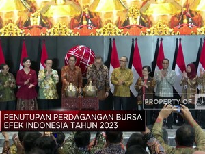 Video: Perdagangan BEI Tahun 2023 Resmi Ditutup