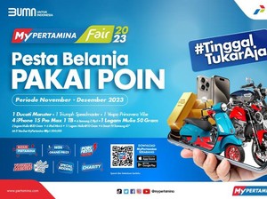 Gebyar Tukar Poin MyPertamina Fair 2023 Tebar Promo-Bagikan 2 Motor Gede