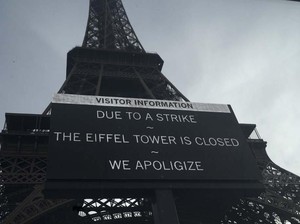 Menara Eiffel Tutup Sementara, Imbas Demonstrasi di Prancis