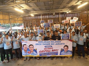 Nyatakan Dukungan, Relawan Erick Thohir di DKI Siap Menangkan Prabowo-Gibran