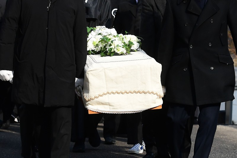 Suasana pemakaman aktor Lee Sun-kyun terlihat di luar aula pemakaman di Seoul, Korea Selatan, Jumat (29/12/2023). (Korea Pool/Getty Images) Suasana pemakaman aktor Lee Sun-kyun terlihat di luar aula pemakaman di Seoul, Korea Selatan, Jumat (29/12/2023). (Korea Pool/Getty Images)