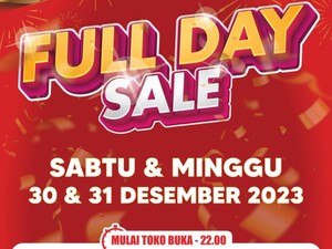 Transmart Full Day Sale Balik Lagi 2 Hari di Akhir Tahun, Banjir Diskon!