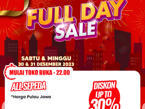 Semua Produk Sepeda Diskon Besar di Transmart Full Day Sale!