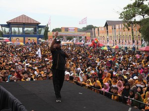 HUT Hanura ke 17 di Indramayu, OSO Ajak Masyarakat Pilih Ganjar-Mahfud
