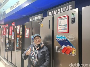 Kulkas di Rumah Ngambek, Ibu Ini Langsung Tancap Gas ke Transmart Full Day Sale