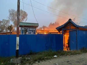Masjid di Puncak Jaya Diduga Dibakar Orang Tak Dikenal, Polisi Selidiki