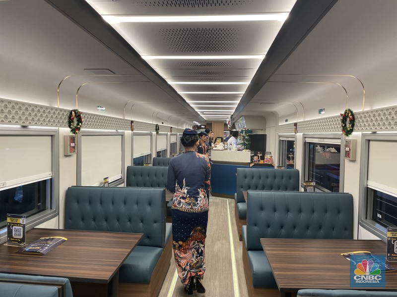 PT Kereta Api Indonesia (Persero) meluncurkan Kereta New Generation. (CNBC Indonesia/Fitriyah Said)