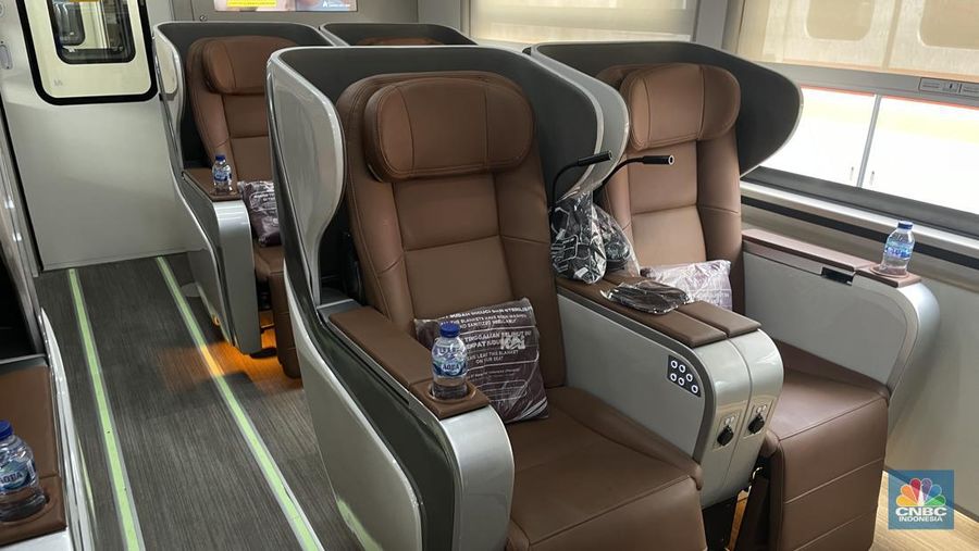 PT Kereta Api Indonesia (Persero) meluncurkan Kereta New Generation. (CNBC Indonesia/Fitriyah Said)