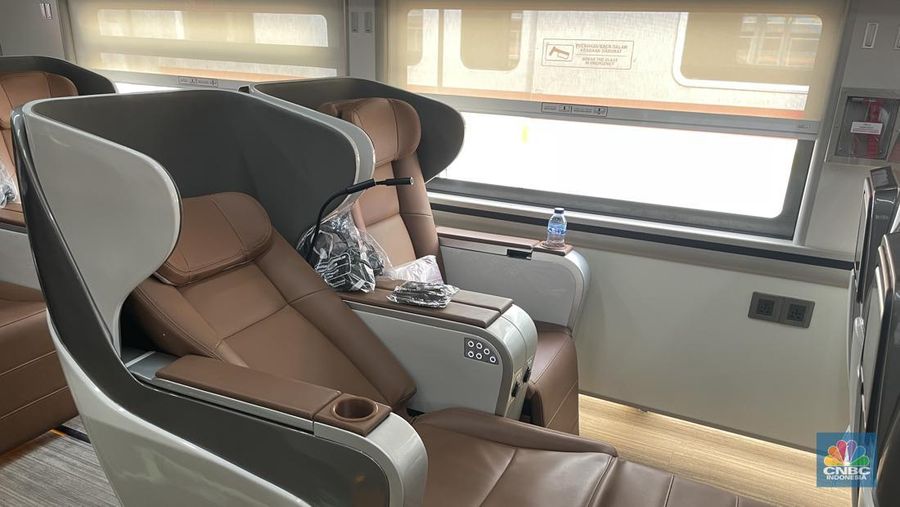 PT Kereta Api Indonesia (Persero) meluncurkan Kereta New Generation. (CNBC Indonesia/Fitriyah Said)