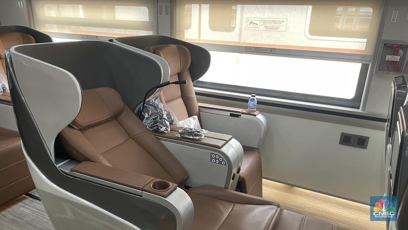 PT Kereta Api Indonesia (Persero) meluncurkan Kereta New Generation. (CNBC Indonesia/Fitriyah Said)