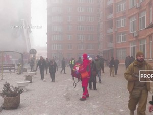 Video: Rusia Luncurkan Serangan Udara Terbesar ke Ukraina