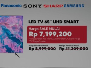 Pengin Beli TV Baru dan Dapat Diskon Rp 4 Jutaan? Yuk ke Transmart Full Day Sale