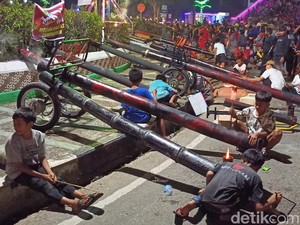 Serunya Festival Meriam Bambu Sambut Tahun Baru di Tana Toraja