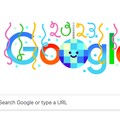 Malam Tahun Baru, Google Doodle Rayakan Pakai Lampu Disko