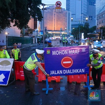 Ada Car Free Night, Jalan Sudirman-Thamrin Ditutup 6 Jam