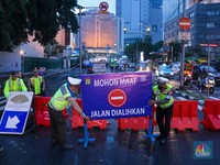 Ada Car Free Night, Jalan Sudirman-Thamrin Ditutup 6 Jam