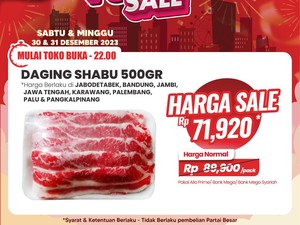 Beli Daging Sapi di Transmart Full Day Sale, Diskonnya Nggak Kira-kira!