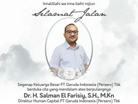 Direktur Garuda Indonesia, Salman El Farisiy Meninggal Dunia