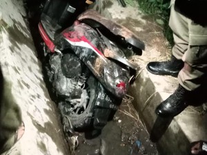 Duduk Perkara Motor Masuk Parit-Ditinggal Pelaku Klitih di Bantul