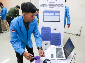 Mahasiswa Vokasi Ini Buat Alat Pendeteksi Larva & Potensi Larva Nyamuk Aedes aegypti