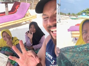 Sosok Emak-emak Penjual Sarung di Lombok Viral Jago Bahasa Prancis-Italia