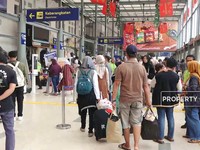 Volume Penumpang di Stasiun Pasar Senen Meningkat, Lonjakanny
