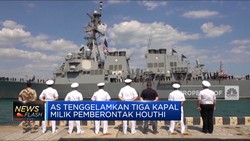 Video: AS Tenggelamkan 3 Kapal Milik Pemberontak Houthi