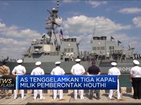 Video: AS Tenggelamkan 3 Kapal Milik Pemberontak Houthi