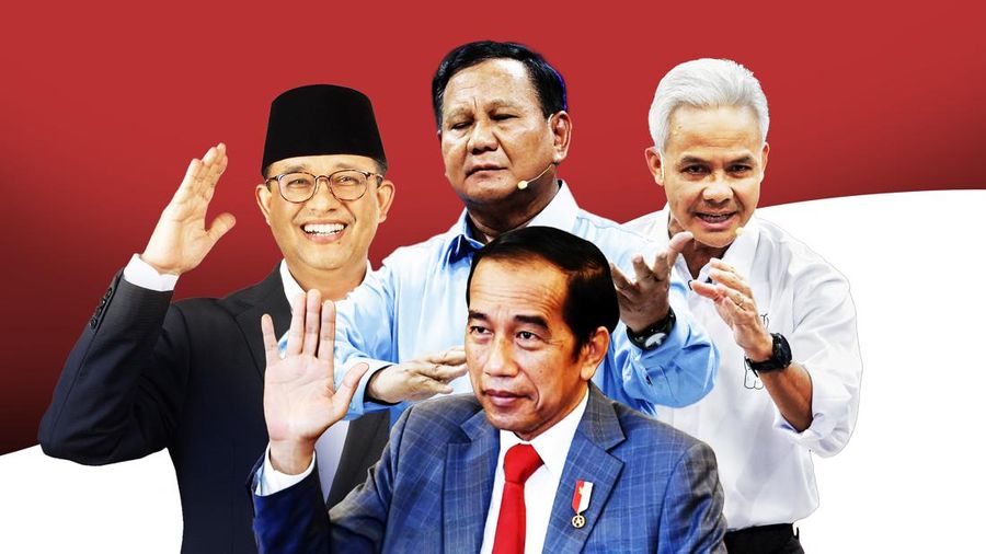 cover artikel, cawapres 2024, pemilu 2024, mahfud, gibran, muhaimin iskandar