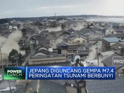 Gempa M7,4 Guncang Jepang, Hampir 100 Ribu Warga Dievakuasi