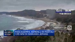Kemenlu RI Pantau 1.315 WNI di Ishikawa Pascagempa M7,4