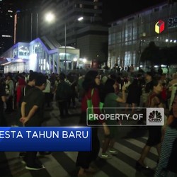 Kemeriahan Pesta Tahun Baru di Jakarta