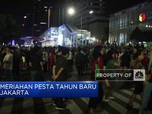 Kemeriahan Pesta Tahun Baru di Jakarta