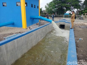 Kolam Retensi Senilai Rp 3, 5 Miliar Siap Beroperasi Cegah Banjir Lamongan