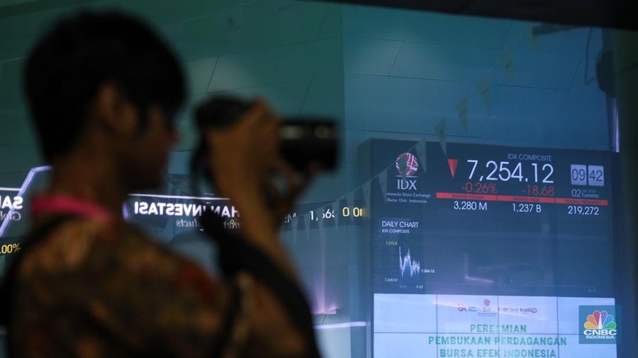 Pembukaan BEI 2024 (CNBC Indonesia/Faisal Rahman)