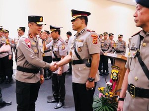 Kapolda Sumsel Lantik Kabid Humas dan 5 Kapolres, Siapa Saja?