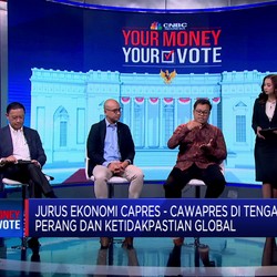 Adu Program Ekonomi Capres-Cawapres Hadapi Ketidakpastian Global