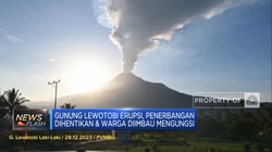 Video: Gunung Lewotobi NTT Erupsi, Penerbangan Dihentikan