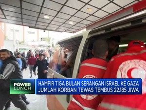 Video: Tiga Bulan Perang, Korban di Gaza Tembus 22.185 Jiwa