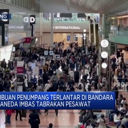 Video: Ribuan Penumpang Terlantar Imbas Tabrakan Pesawat