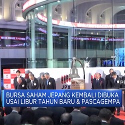 Bursa Saham Jepang Kembali Dibuka Usai Libur Tahun Baru & Pascagempa
