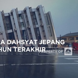Video: Daftar Gempa Dahsyat Jepang Dalam 30 Tahun Terakhir