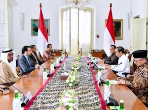 Jokowi Terima Sekjen MHM Utusan Khusus MBZ di Istana, Ini yang Dibahas