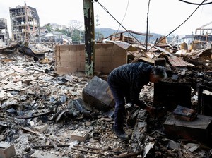 Potret Terbaru Jepang Porak-poranda karena Gempa Dahsyat 