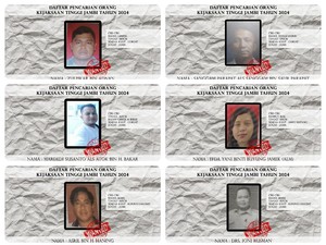 Dicari! 8 Buronan Kejati Jambi, Ini Tampang dan Ciri-cirinya