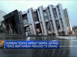 Video: Terus Bertambah, Korban Tewas Gempa Jepang Jadi 73 Orang