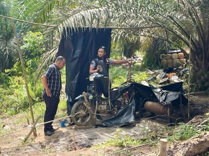Polda Jambi Gerebek Sumur Minyak Ilegal di Batanghari, 4 Orang Diamankan