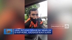 Viral Petugas Dishub DKI Nemplok di Kap Mobil, Kadishub Buka Suara