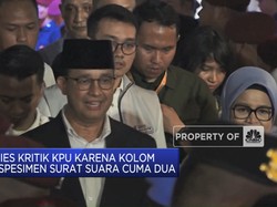 Video: Anies Kritik KPU, Kolom di Spesimen Surat Suara Cuma Dua