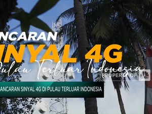 Pancaran Sinyal 4G di Pulau Terluar Indonesia